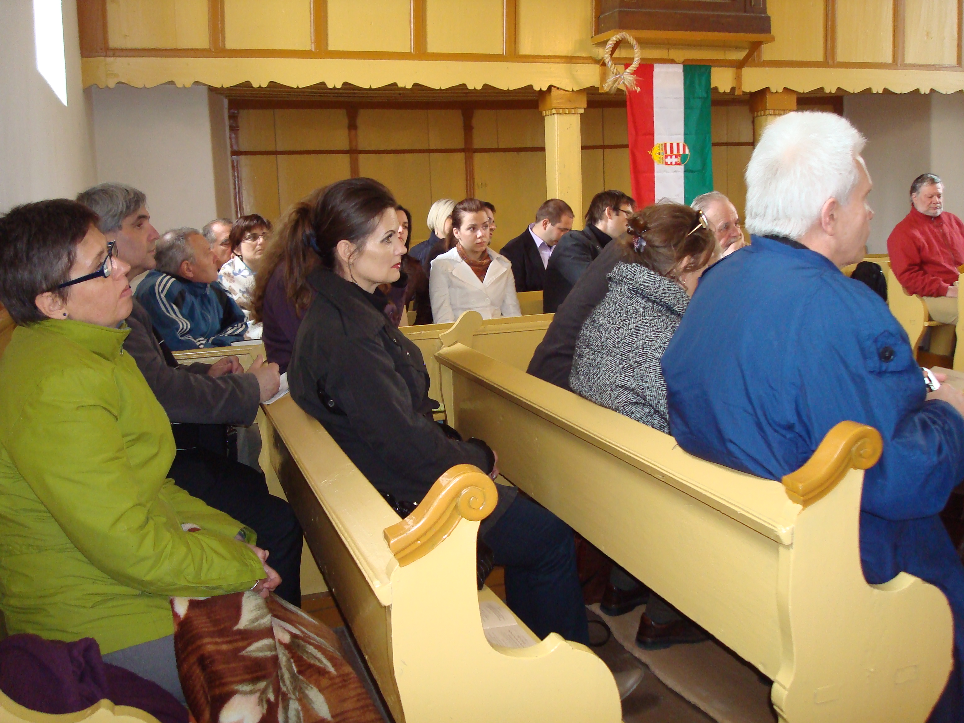 Néhány előadás az érmindszenti református templomban hangzott el